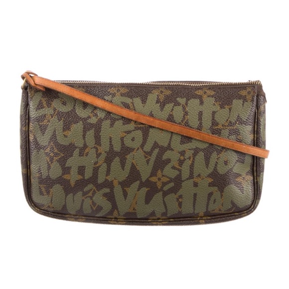 Authentic Louis Vuitton Monogram Pouchette (Stephen Sprouse Graffiti) VERY RARE - Picture 3 of 7